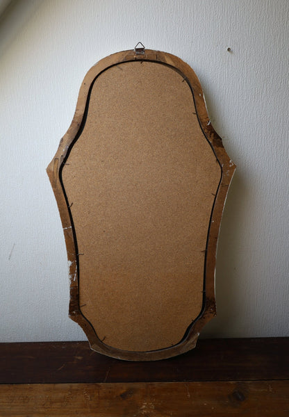 Spiegel Wandspiegel Vintage Creme-Gold 62cm - Shabby Chic Spiegel Landhausstil Shabby Chic und Landhaus Deko bei www.Stein-Alt.de
