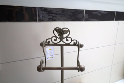 Toilettenpapierhalter / WC-Rollenhalter WC-Rollenhalter Shabby Chic Beige – Toilettenpapierständer im Landhausstil Shabby Chic und Landhaus Deko bei www.Stein-Alt.de
