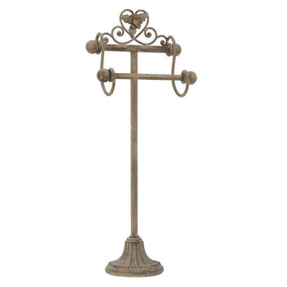 Toilettenpapierhalter / WC-Rollenhalter WC-Rollenhalter Shabby Chic Beige – Toilettenpapierständer im Landhausstil Shabby Chic und Landhaus Deko bei www.Stein-Alt.de