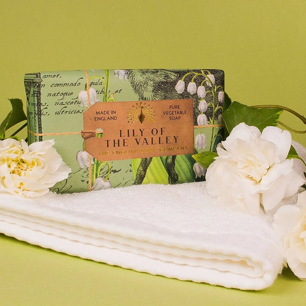Wellness Set Maiglöckchen - Duschgel, Seife & Handcreme 3-teilig {{ Shabby Chic und Landhaus Deko }} {{ www.Stein-Alt.de }}