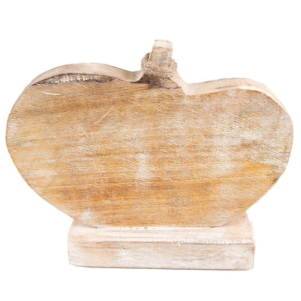 Kürbis Deko Holz Herbst - Ahornblatt Figur Herbstdekoration Halloween stehend {{ Shabby Chic und Landhaus Deko }} {{ www.Stein-Alt.de }}